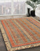 Machine Washable Abstract Red Rug in a Family Room, wshabs2696