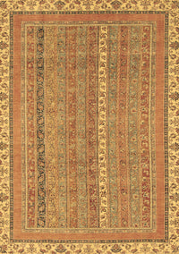 Abstract Brown Modern Rug, abs2696brn