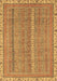 Abstract Brown Modern Rug, abs2696brn