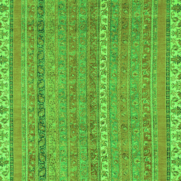 Machine Washable Abstract Green Modern Area Rugs, wshabs2696grn