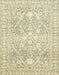 Abstract Olive Green Oriental Rug, abs2697