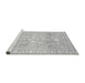 Sideview of Machine Washable Oriental Gray Traditional Rug, wshabs2697gry