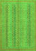 Abstract Green Modern Rug, abs2698grn