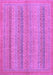 Machine Washable Abstract Purple Modern Area Rugs, wshabs2698pur