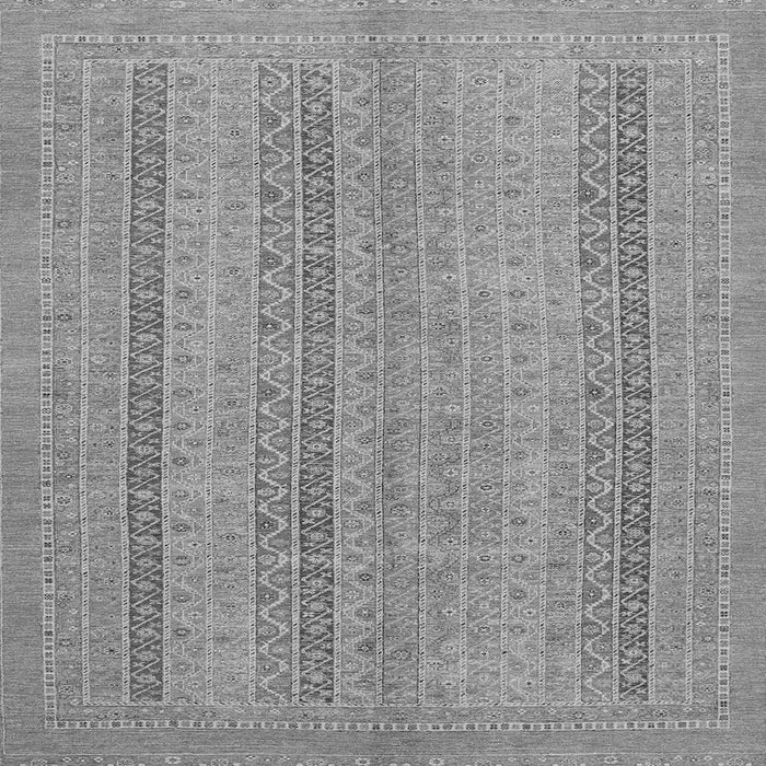 Square Machine Washable Abstract Gray Modern Rug, wshabs2698gry