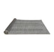 Sideview of Abstract Gray Modern Rug, abs2698gry