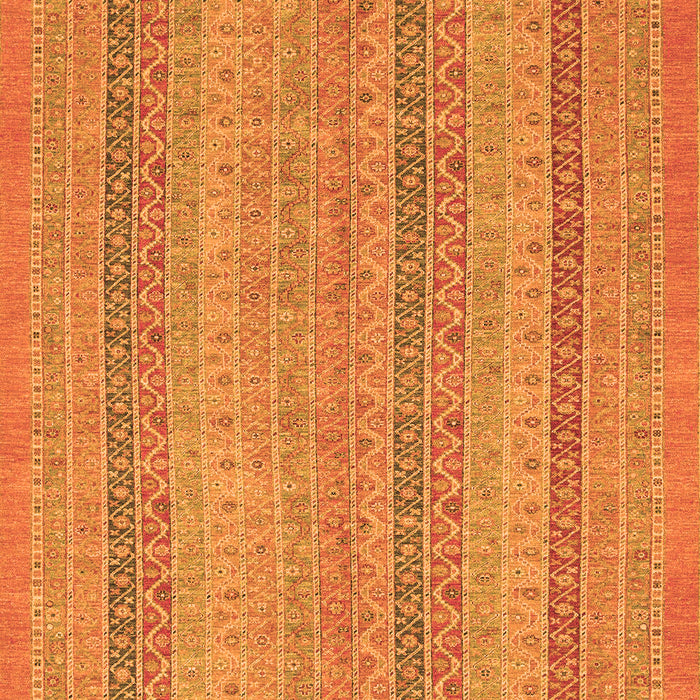 Machine Washable Abstract Orange Modern Area Rugs, wshabs2698org