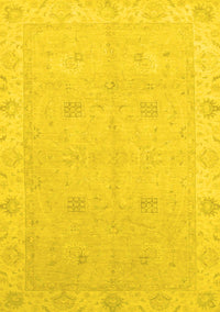 Oriental Yellow Traditional Rug, abs2699yw