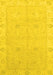 Oriental Yellow Traditional Rug, abs2699yw