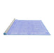 Sideview of Machine Washable Oriental Blue Traditional Rug, wshabs2699blu