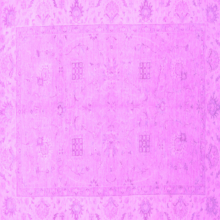Square Oriental Purple Traditional Rug, abs2699pur