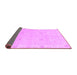 Sideview of Oriental Purple Traditional Rug, abs2699pur