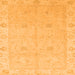 Square Oriental Orange Traditional Rug, abs2699org