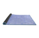 Sideview of Oriental Blue Traditional Rug, abs2699blu