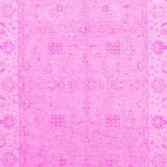 Machine Washable Oriental Pink Traditional Rug, wshabs2699pnk