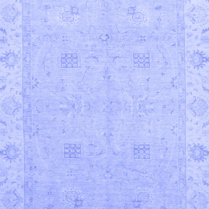 Machine Washable Oriental Blue Traditional Rug, wshabs2699blu