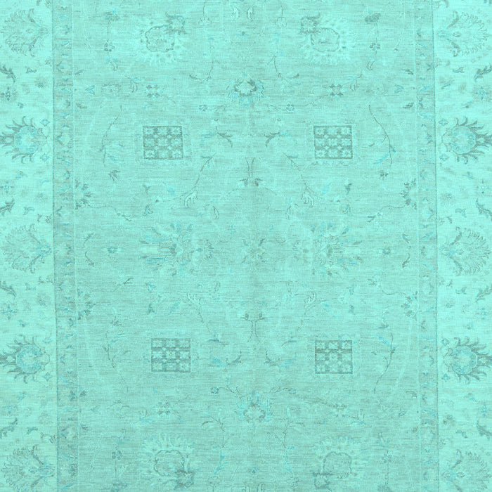 Machine Washable Oriental Light Blue Traditional Rug, wshabs2699lblu
