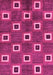 Machine Washable Oriental Pink Modern Rug, wshabs269pnk