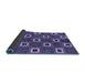 Sideview of Oriental Blue Modern Rug, abs269blu