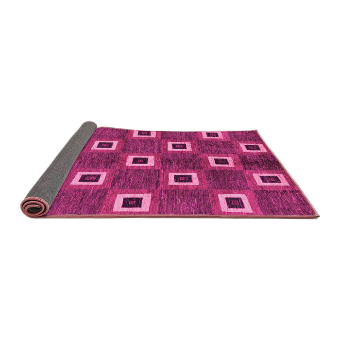 Sideview of Oriental Pink Modern Rug, abs269pnk