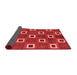 Oriental Red Modern Area Rugs