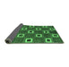 Sideview of Oriental Emerald Green Modern Rug, abs269emgrn