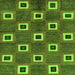 Square Oriental Green Modern Rug, abs269grn