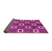 Sideview of Oriental Purple Modern Rug, abs269pur