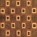 Square Oriental Brown Modern Rug, abs269brn