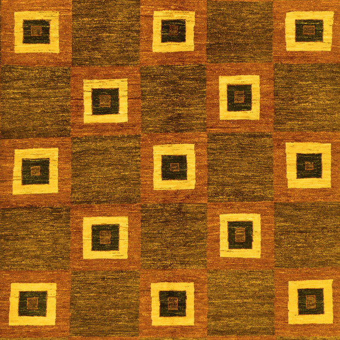Oriental Yellow Modern Rug, abs269yw