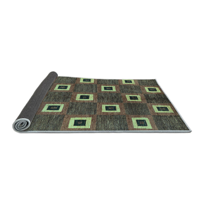 Sideview of Oriental Light Blue Modern Rug, abs269lblu