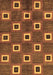 Oriental Brown Modern Rug, abs269brn