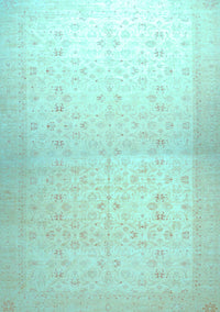 Oriental Light Blue Traditional Rug, abs26lblu