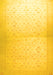 Oriental Yellow Traditional Rug, abs26yw