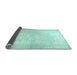 Sideview of Oriental Light Blue Traditional Rug, abs26lblu