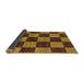 Sideview of Abstract Cinnamon Brown Oriental Rug, abs270