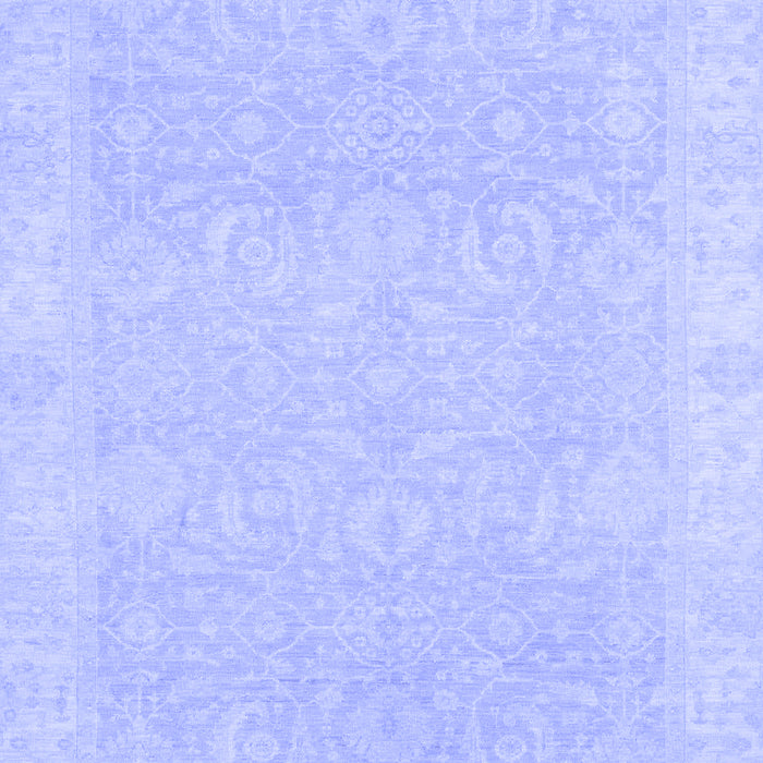 Machine Washable Oriental Blue Traditional Rug, wshabs2700blu