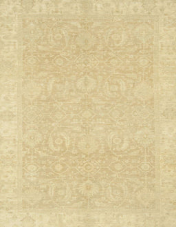 Abstract Chrome Gold Yellow Oriental Rug, abs2700