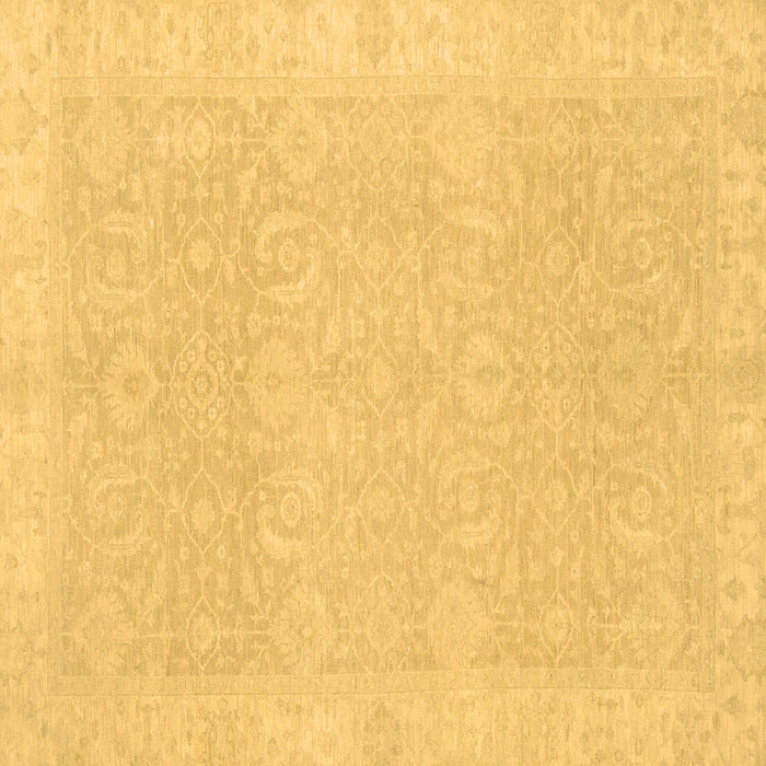 Square Machine Washable Oriental Brown Traditional Rug, wshabs2700brn