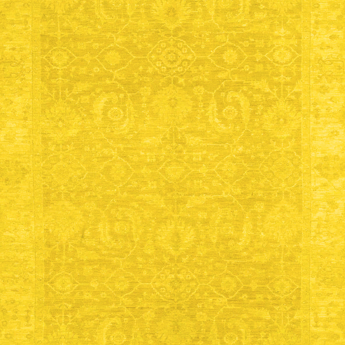 Oriental Yellow Traditional Rug, abs2700yw