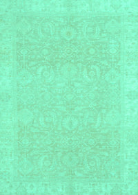 Oriental Turquoise Traditional Rug, abs2700turq