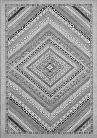 Abstract Gray Modern Rug, abs2701gry