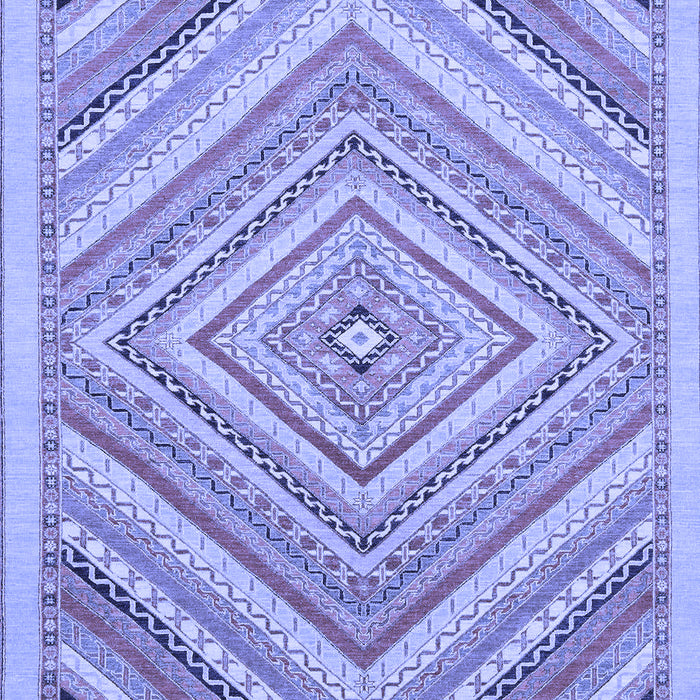 Machine Washable Abstract Blue Modern Rug, wshabs2701blu