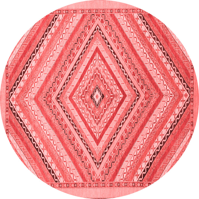 Machine Washable Abstract Red Modern Rug, wshabs2701red