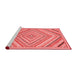 Modern Red Washable Rugs