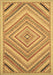 Abstract Brown Modern Rug, abs2701brn