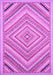 Machine Washable Abstract Purple Modern Area Rugs, wshabs2701pur