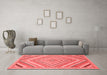 Modern Red Washable Rugs