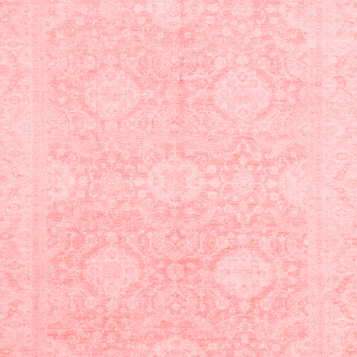 Machine Washable Oriental Red Traditional Rug, wshabs2702red