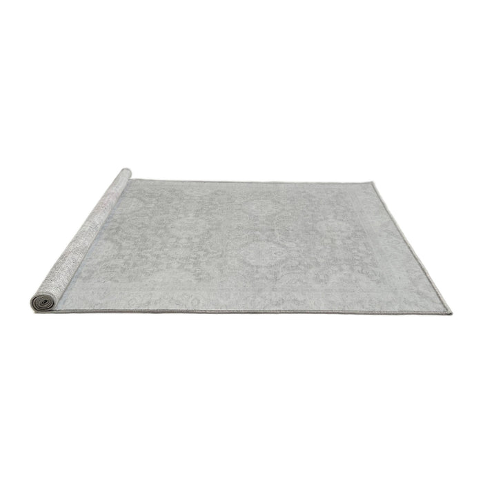 Sideview of Machine Washable Oriental Gray Traditional Rug, wshabs2702gry
